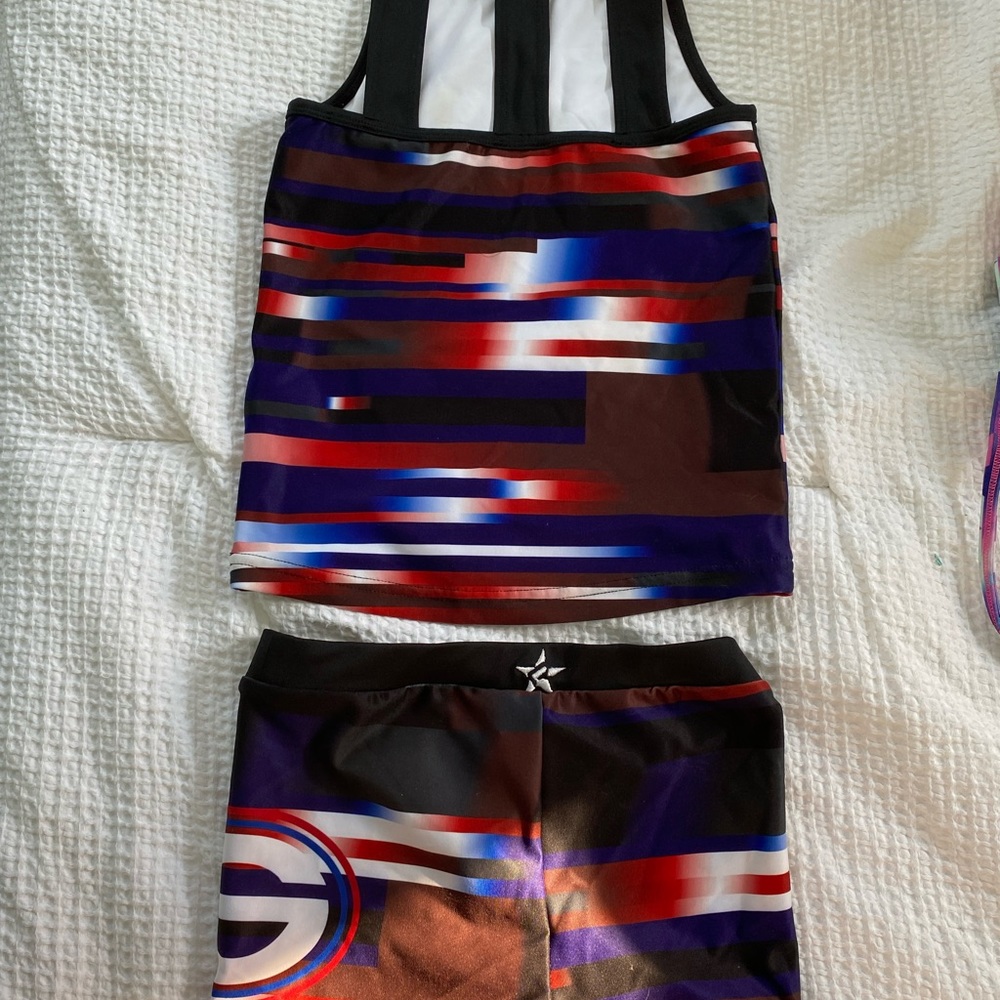 rebel cheer practice uniform